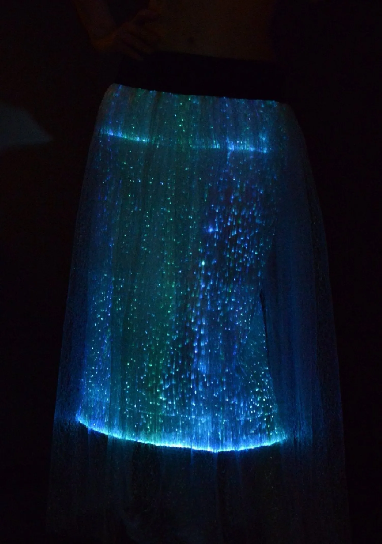 Fiber Optic Long Skirt