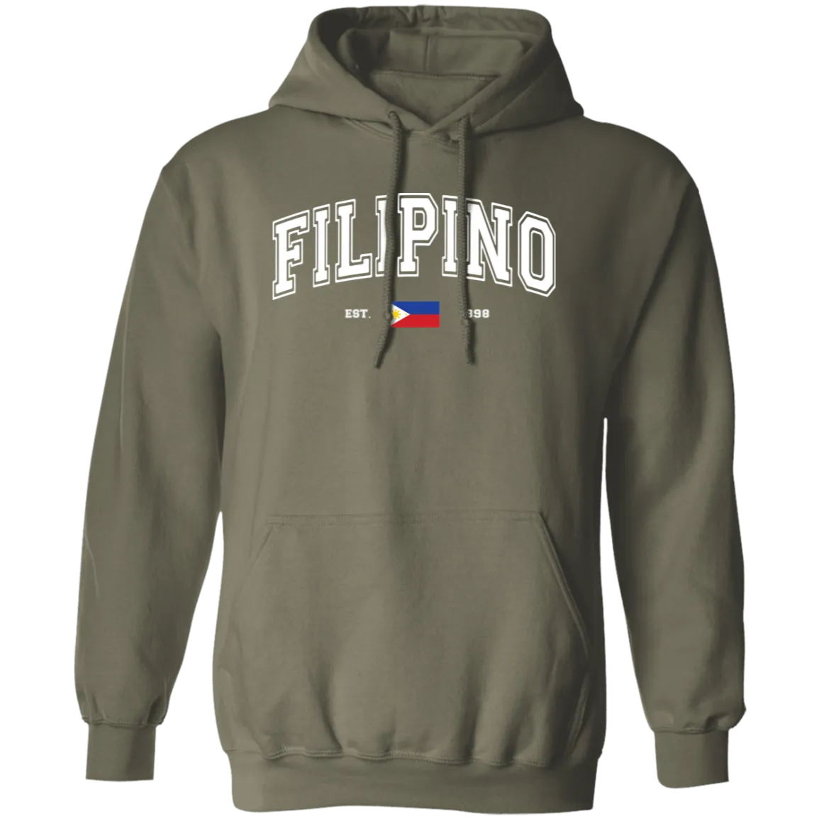 Filipino Est 1898 Unisex Pullover Hoodie