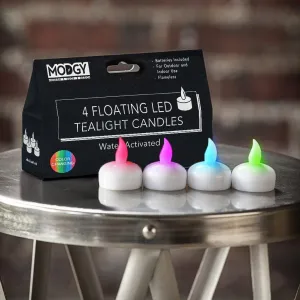 Floating tea light kit, multicolor