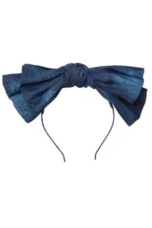 Floppy Denim Headband - Invisible Tye Dye