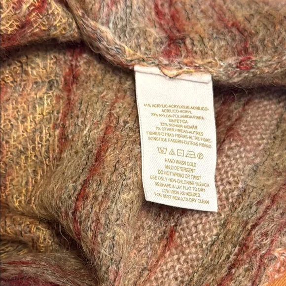 Free people morning bell crochet mohair sweater size S