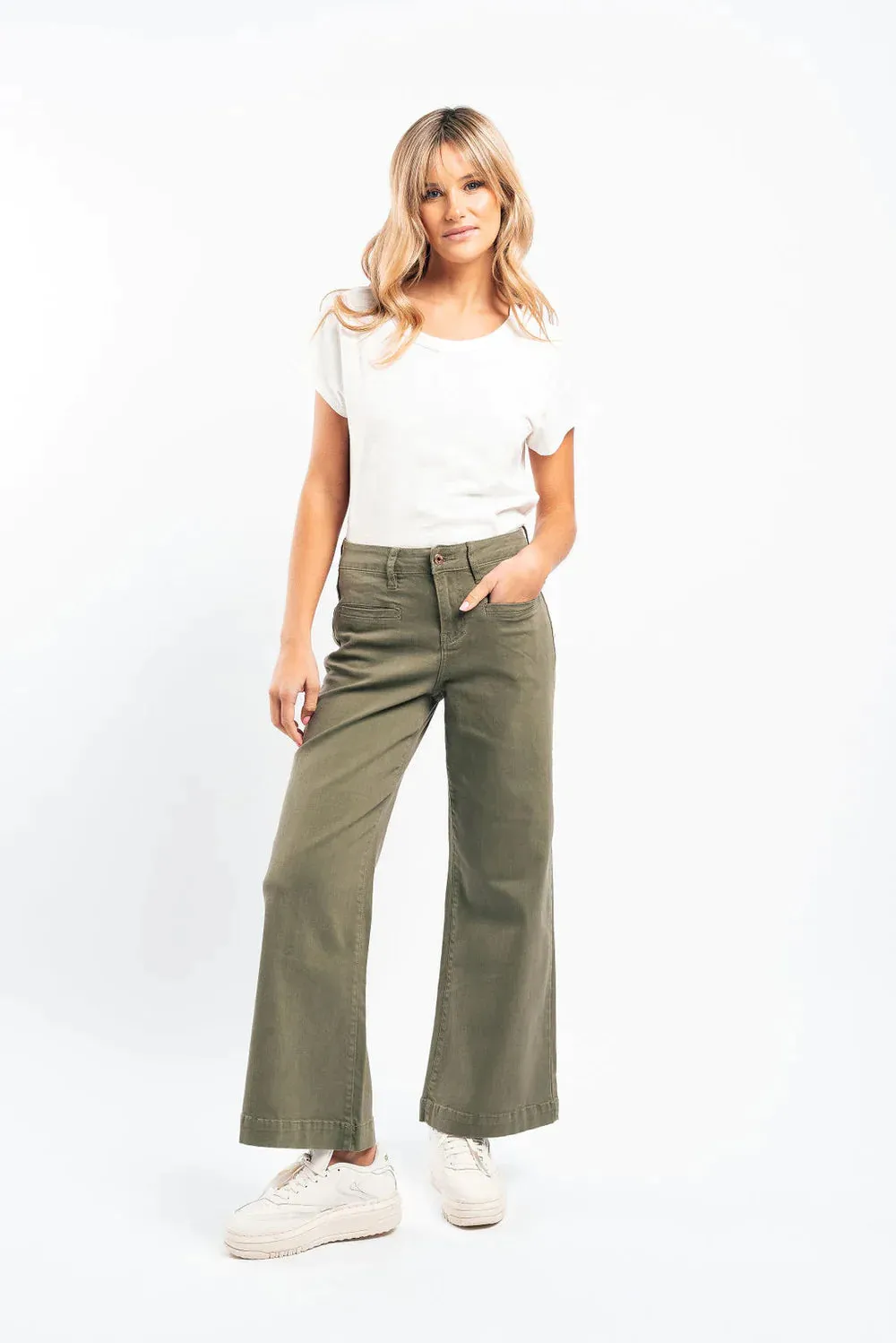 Freya Jean in Khaki
