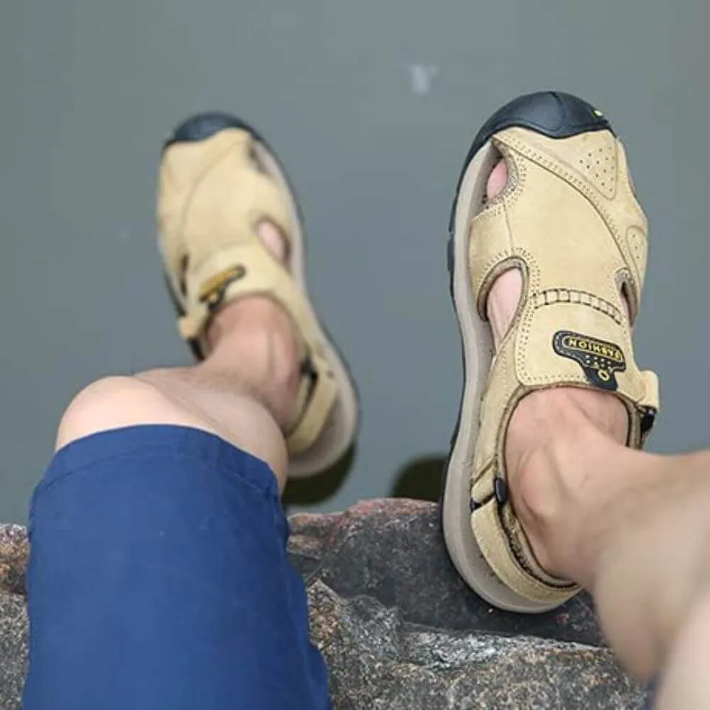 GEHGUT™ ProStep - Orthopädische Ledersandalen für verbesserte Fußstabilität