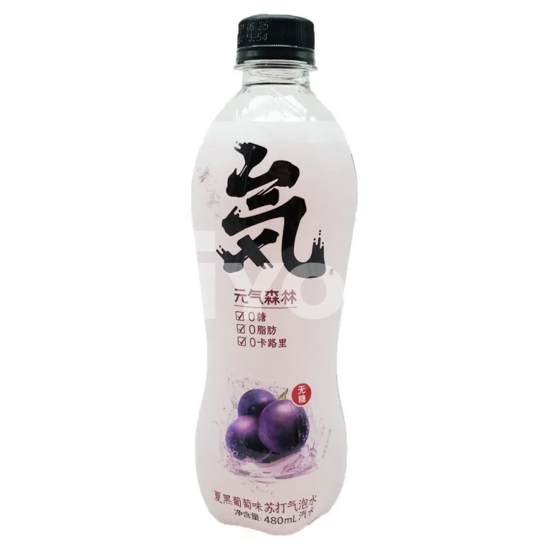 Genki Forest Sparkling Water Black Grape Flavour ~ 元氣森林夏黑葡萄味蘇打氣泡水