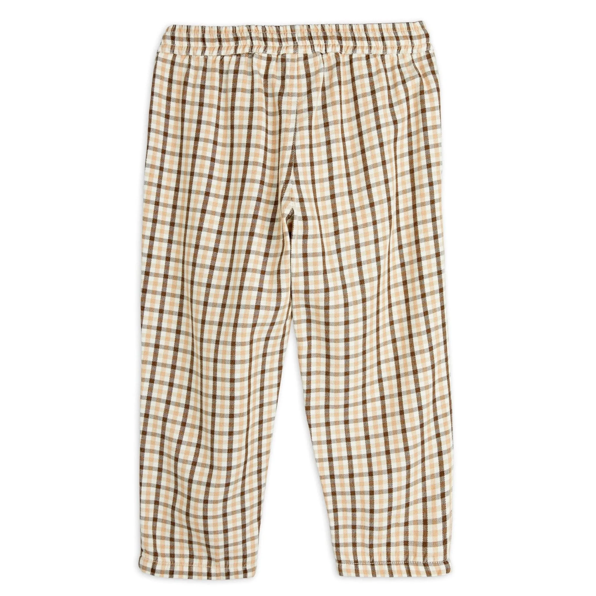 Gingham Woven Trousers by Mini Rodini