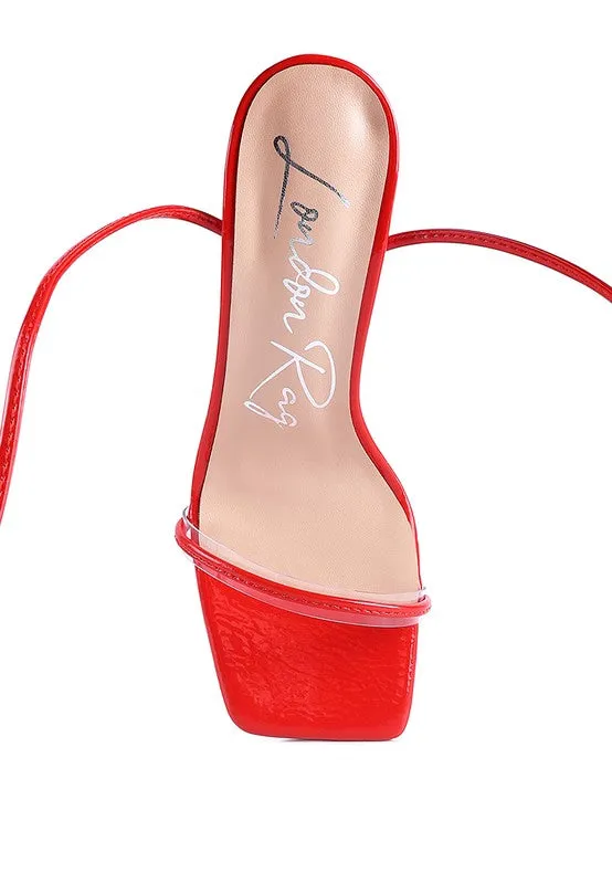 Goddess Lace-Up Sandals