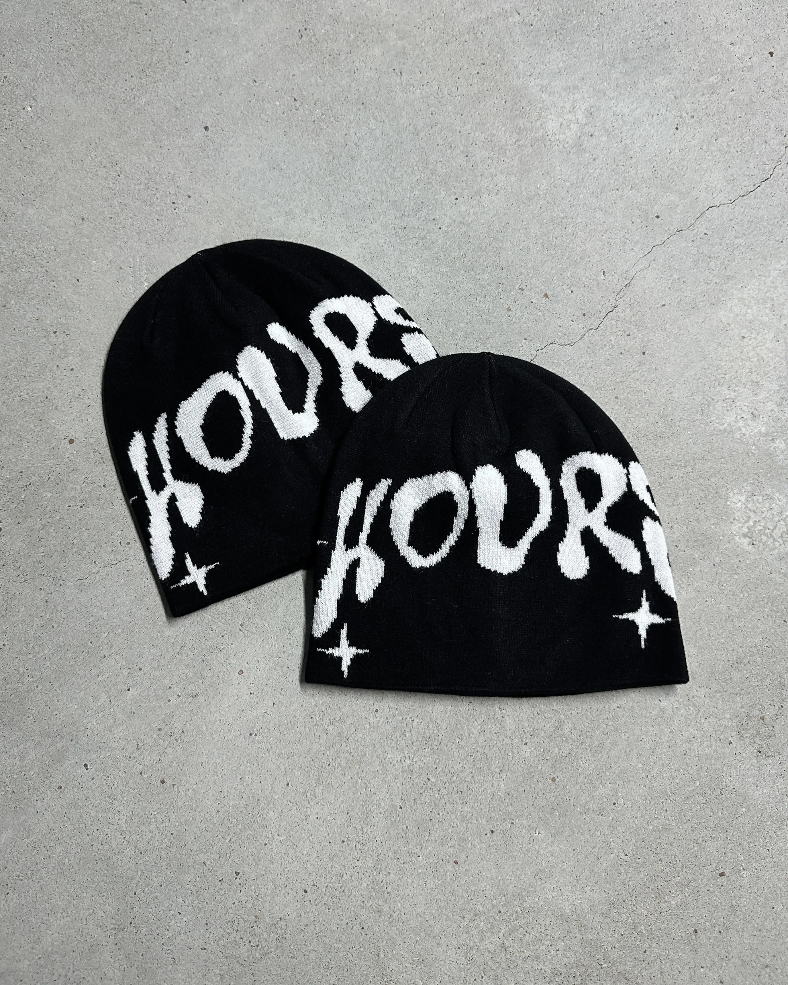 Graffiti Beanie - Black