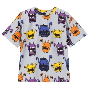 Grey Monsters T-Shirt - 1 Left Size 2-4 years
