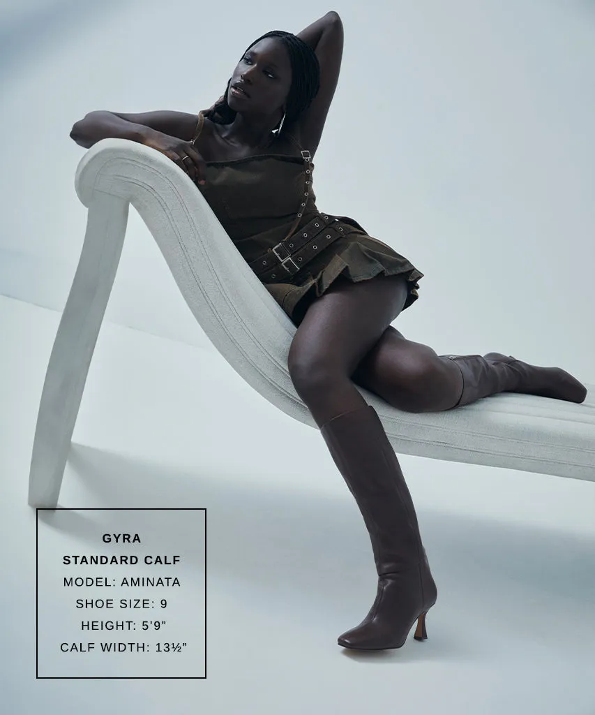GYRA BOOTS CHOCOLATE LEATHER - re:vita