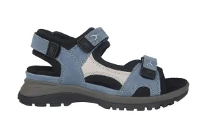 'H-Sora' women's wide fit (H) sandal - blue