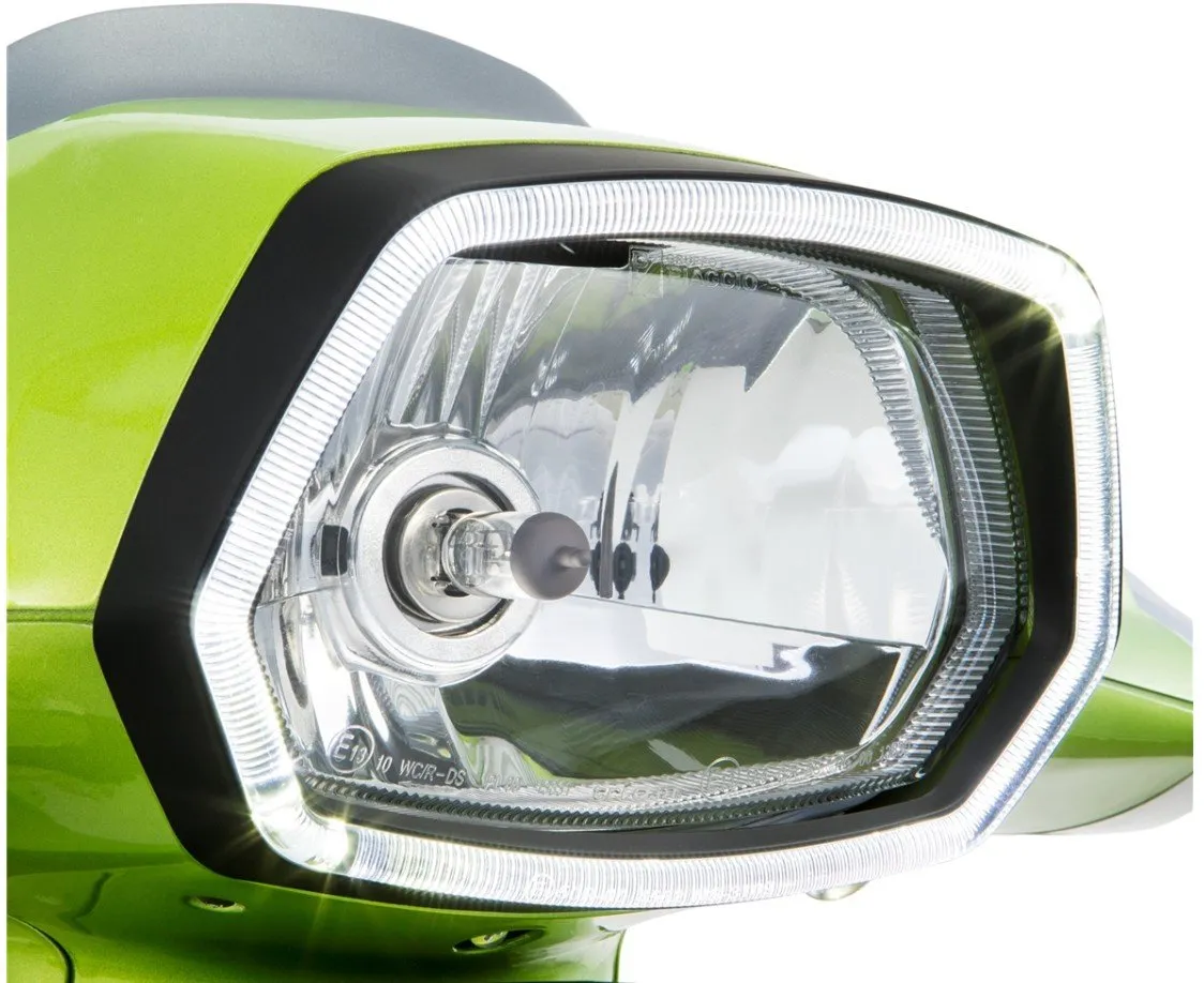 Headlight Frame SIP LED illuminated Matt Black | Vespa Sprint 125-150cc ('13-'18)
