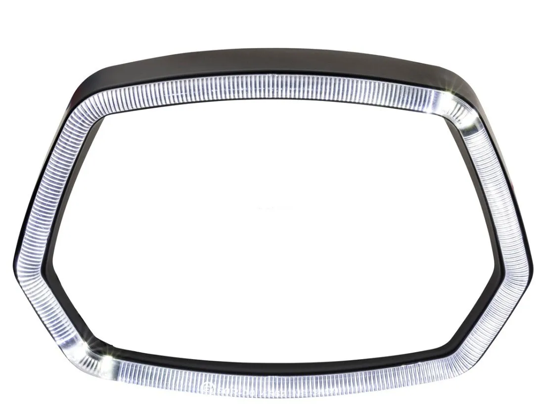 Headlight Frame SIP LED illuminated Matt Black | Vespa Sprint 125-150cc ('13-'18)