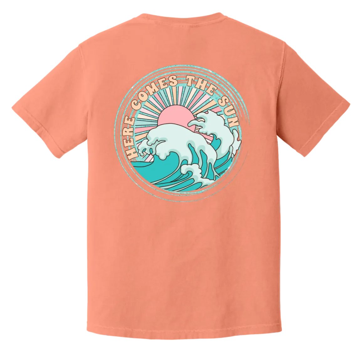 Here Comes the Sun Comfort Colors Tee – Beatles-Inspired Graphic Shirt