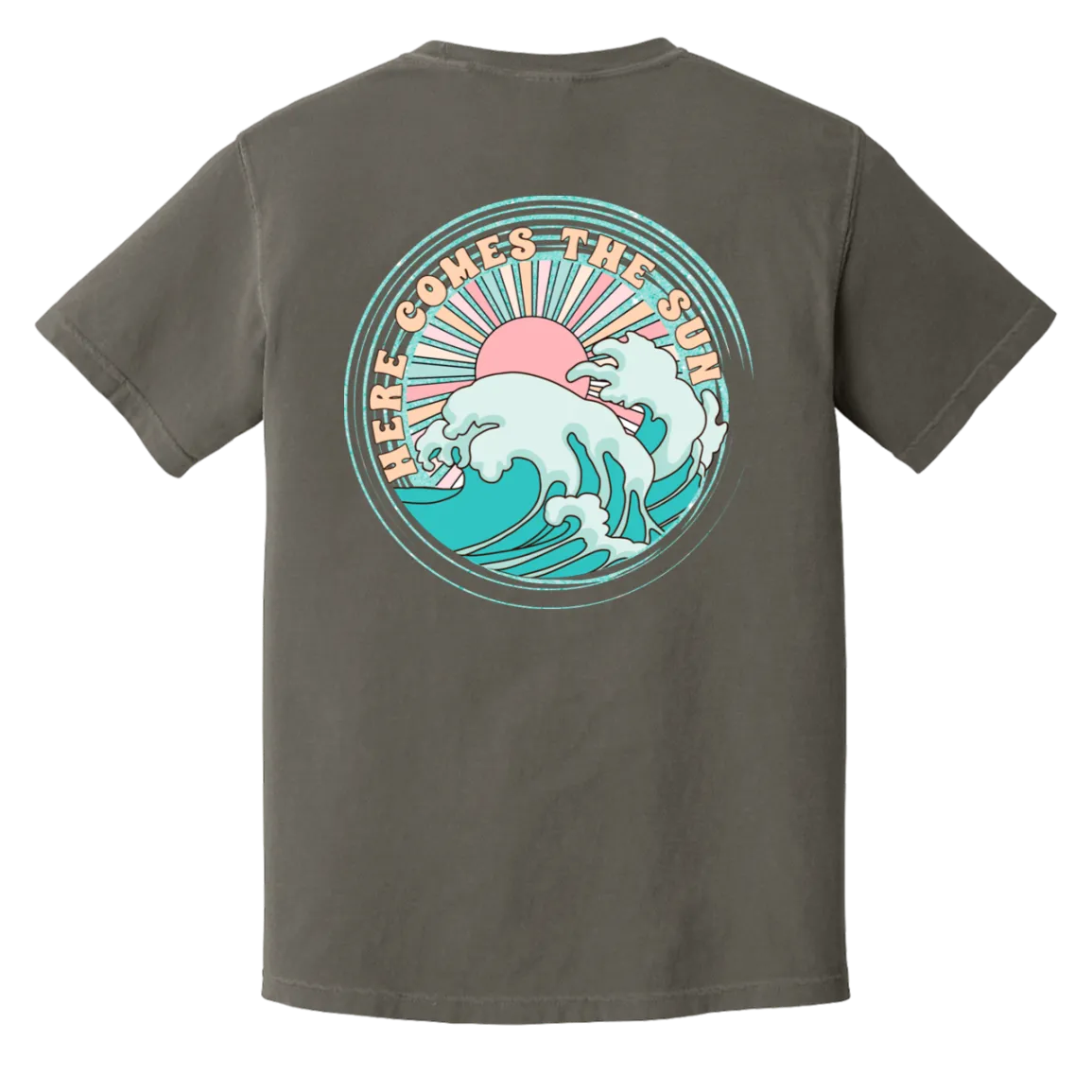 Here Comes the Sun Comfort Colors Tee – Beatles-Inspired Graphic Shirt