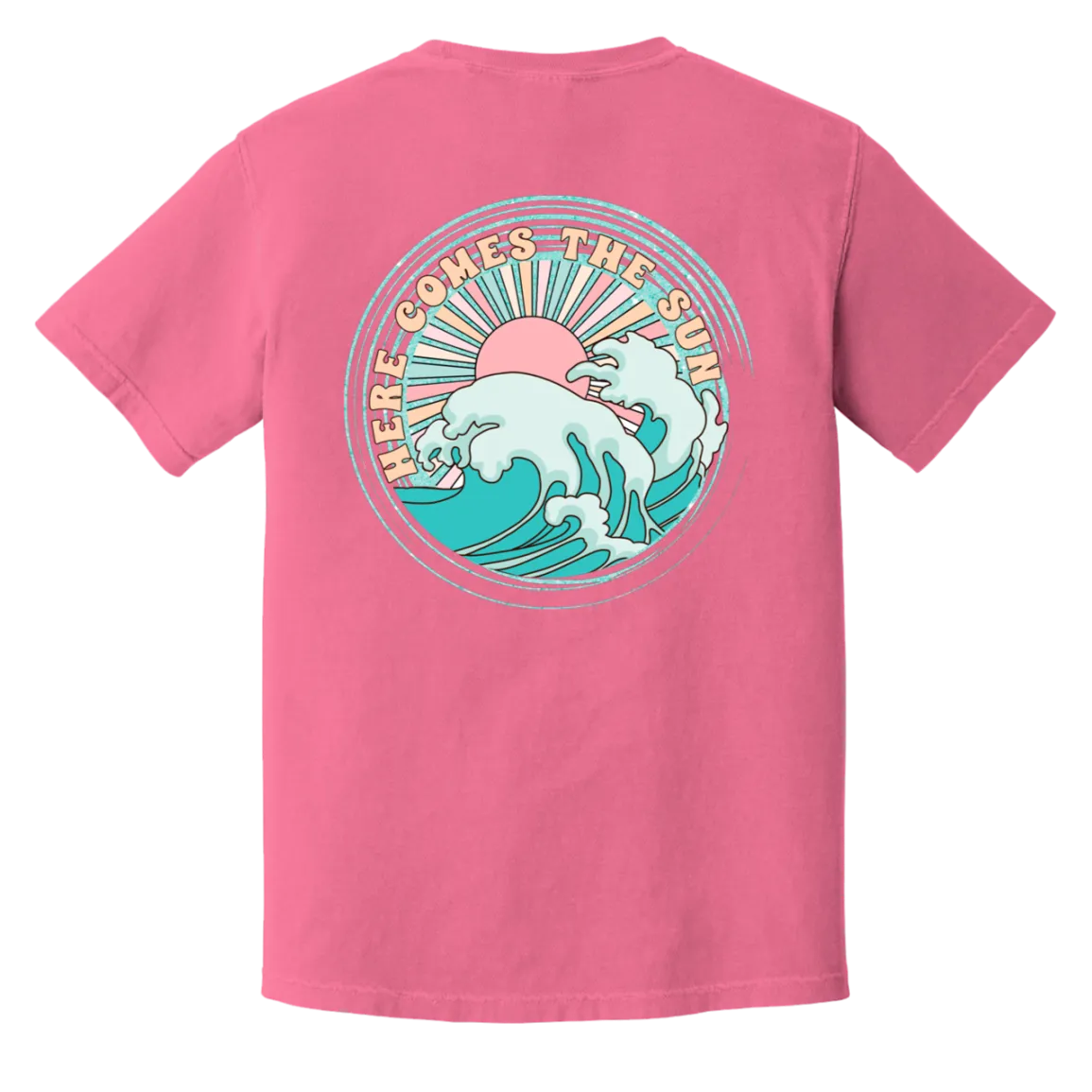 Here Comes the Sun Comfort Colors Tee – Beatles-Inspired Graphic Shirt
