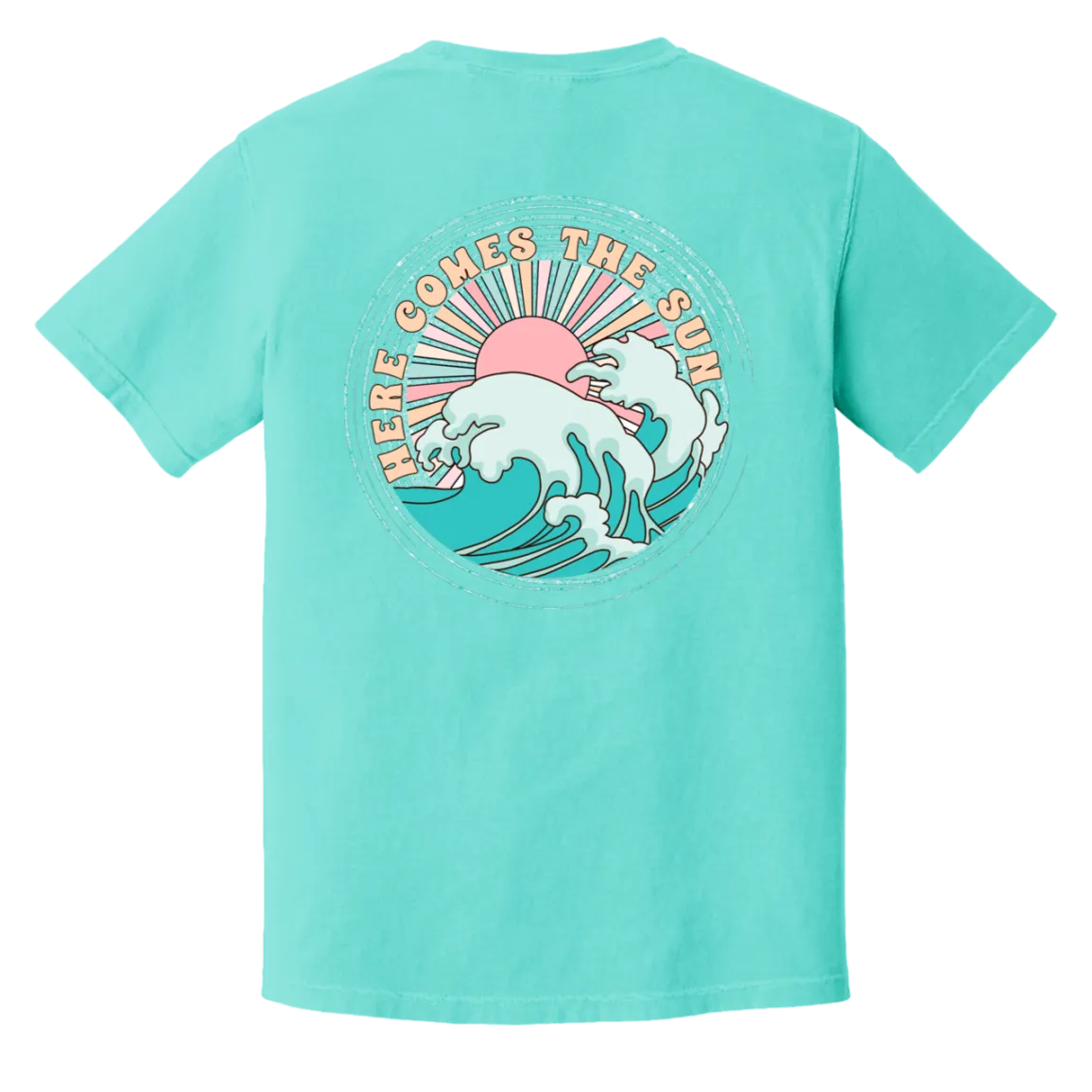 Here Comes the Sun Comfort Colors Tee – Beatles-Inspired Graphic Shirt