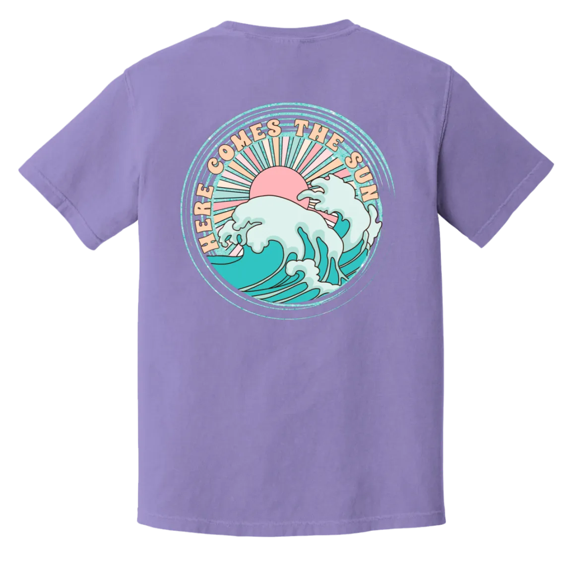 Here Comes the Sun Comfort Colors Tee – Beatles-Inspired Graphic Shirt