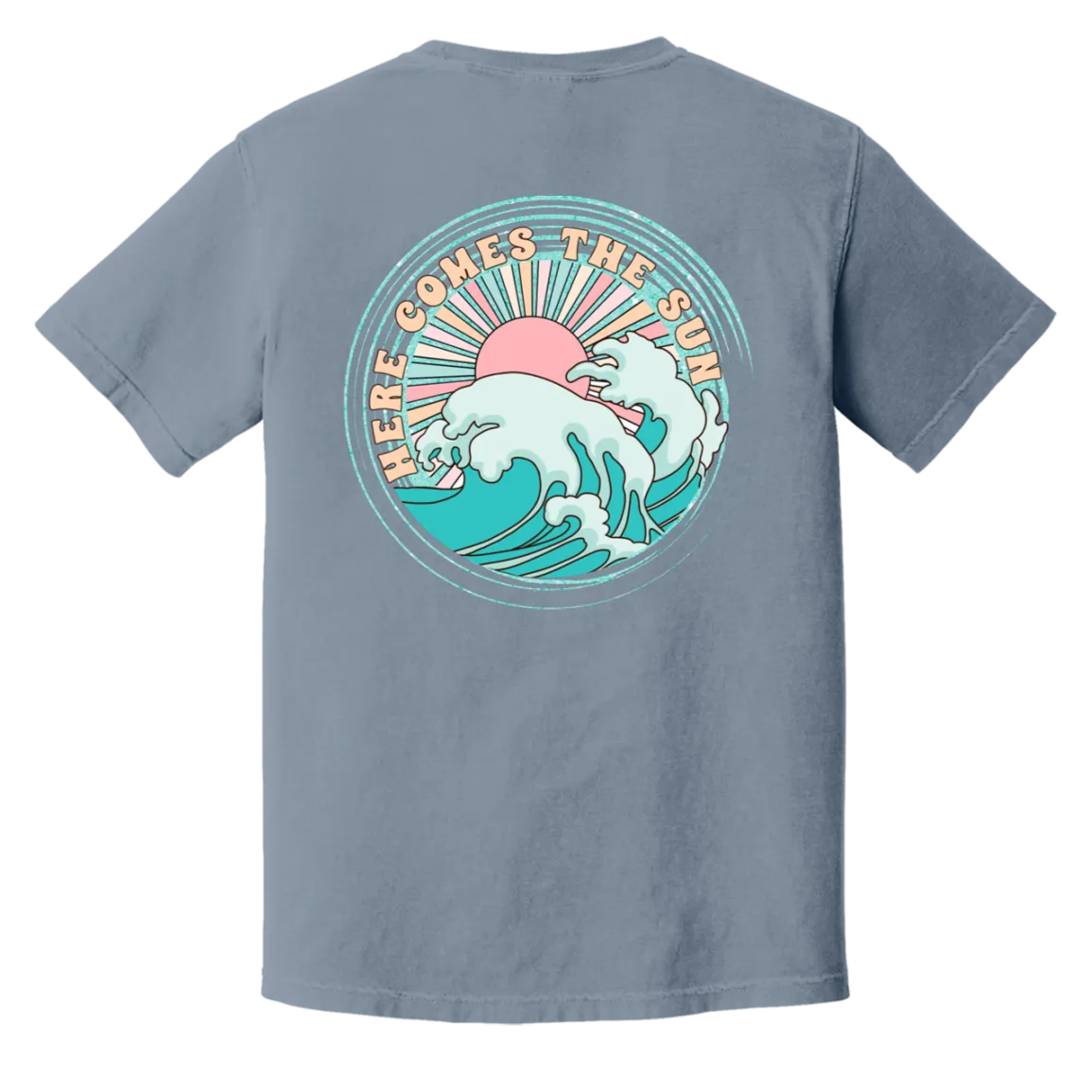 Here Comes the Sun Comfort Colors Tee – Beatles-Inspired Graphic Shirt