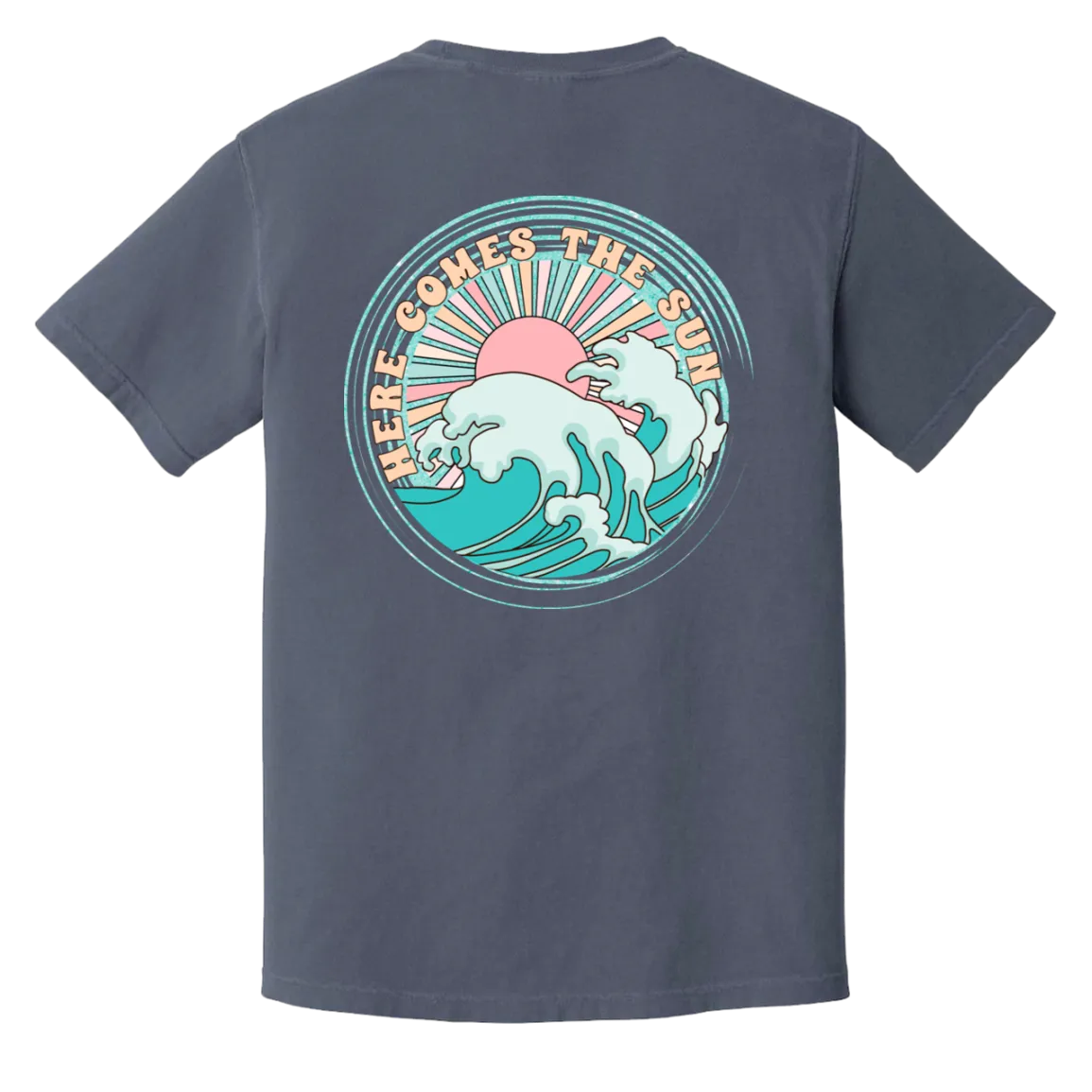 Here Comes the Sun Comfort Colors Tee – Beatles-Inspired Graphic Shirt