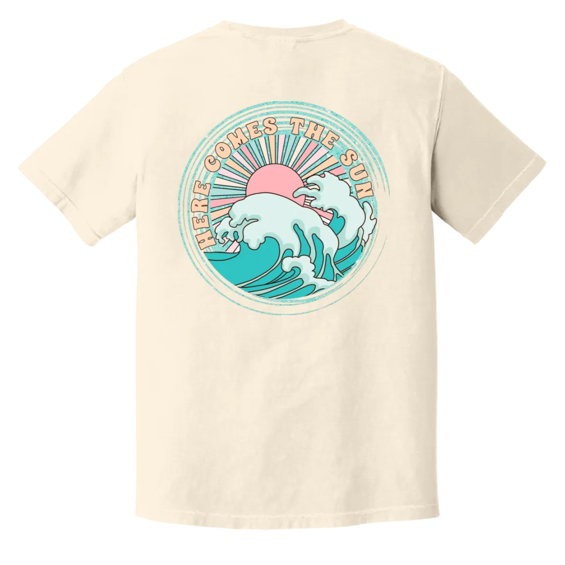 Here Comes the Sun Comfort Colors Tee – Beatles-Inspired Graphic Shirt