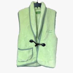 Hiromichi Nakano Vest Women’s Unisex Large Lime Green Cozy