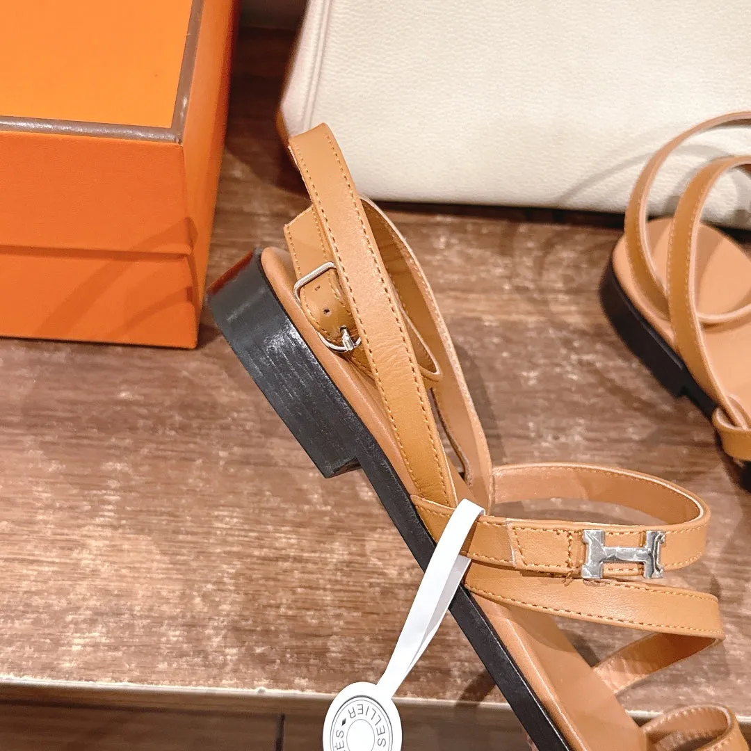 HM Harmonie Sandal Light Brown Swift Calfskin 256886