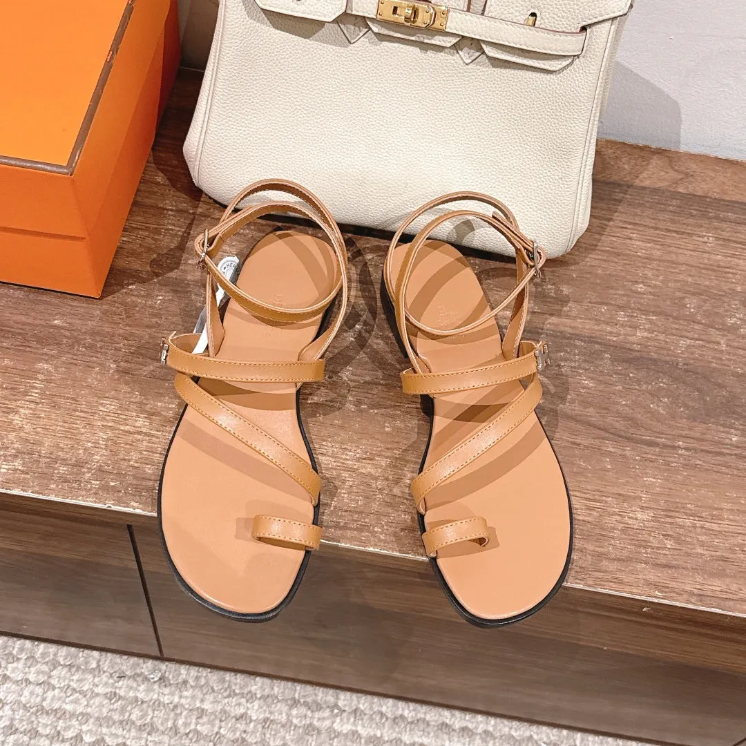 HM Harmonie Sandal Light Brown Swift Calfskin 256886