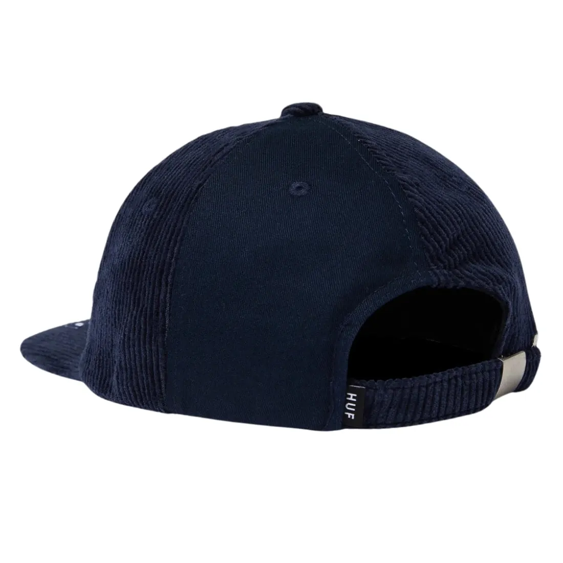 Huf Classic H Pin Wheel 6 Panel Strapback Hat - Navy