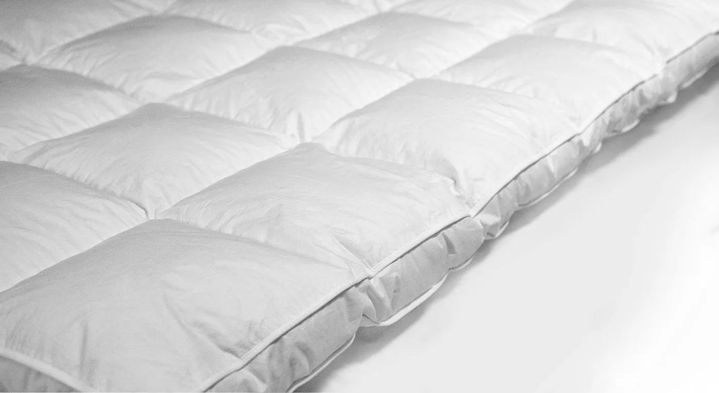 hypodown® bed mattress toper 800 fill power