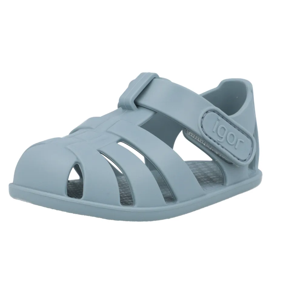 Igor Nemo Solid Blue Jelly Sandals