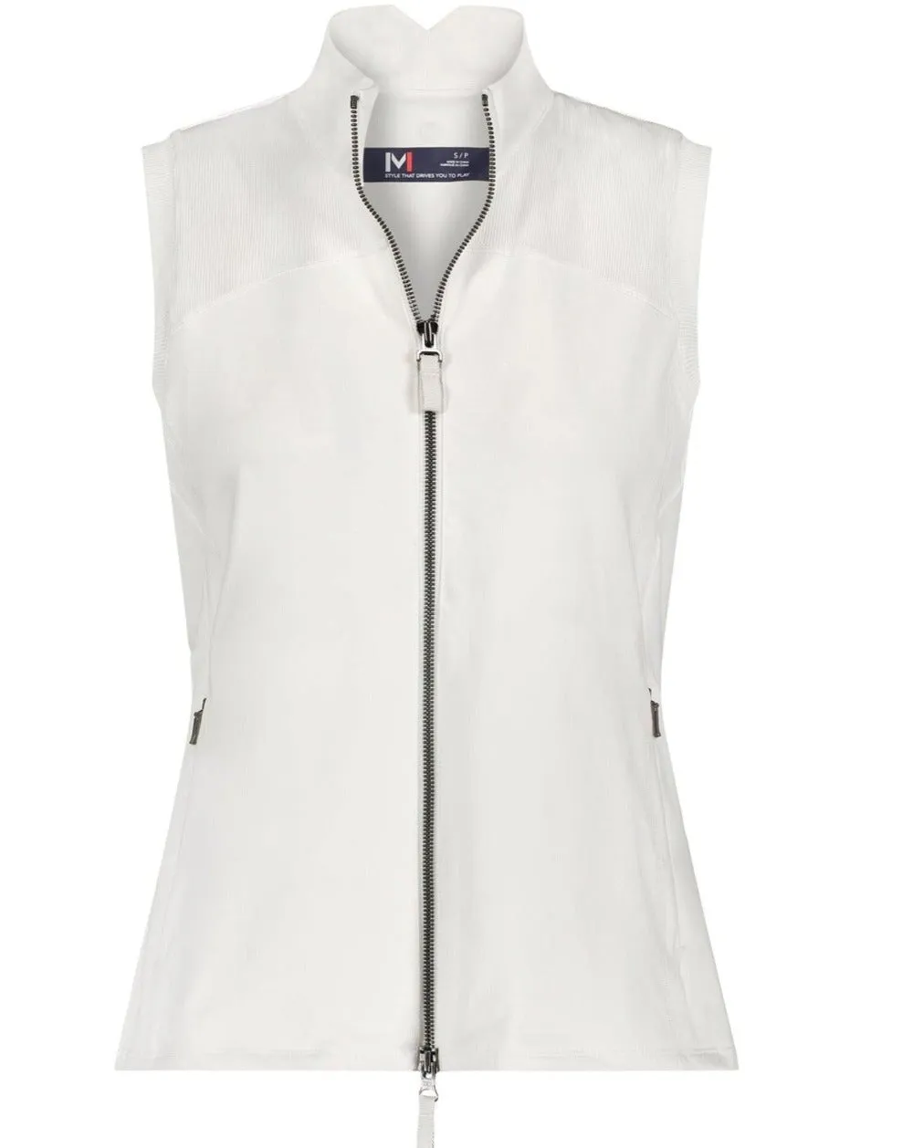 Impact Sustainable Sleeveless Zip Vest-Travel Jacket with Zipper Pockets