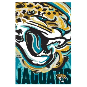 Jacksonville Jaguars, Suede REG, Justin Patten Logo,13s3814jpal