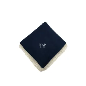 Kappa Delta Rho Est Sherpa Lined Blanket