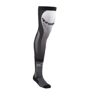 Knee Brace Socks Black/White S/M