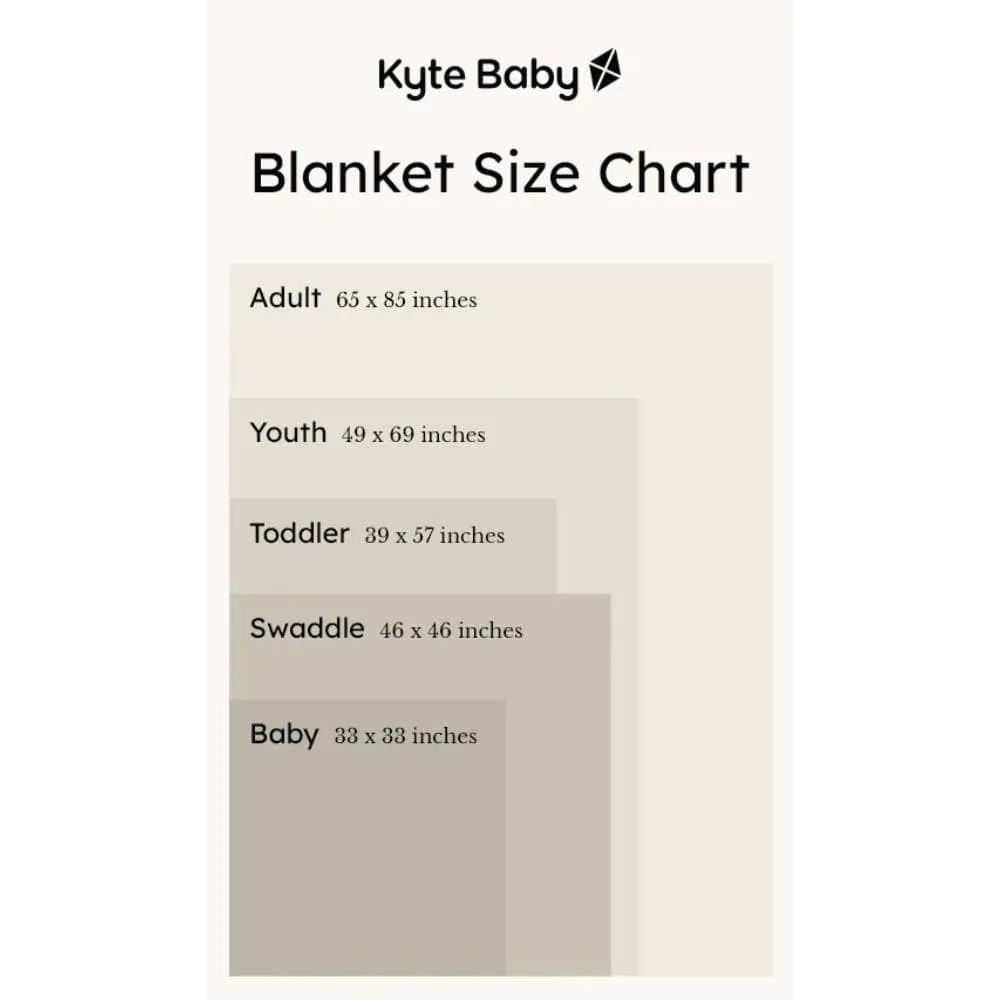 Kyte Baby Swaddle Blanket - Powder
