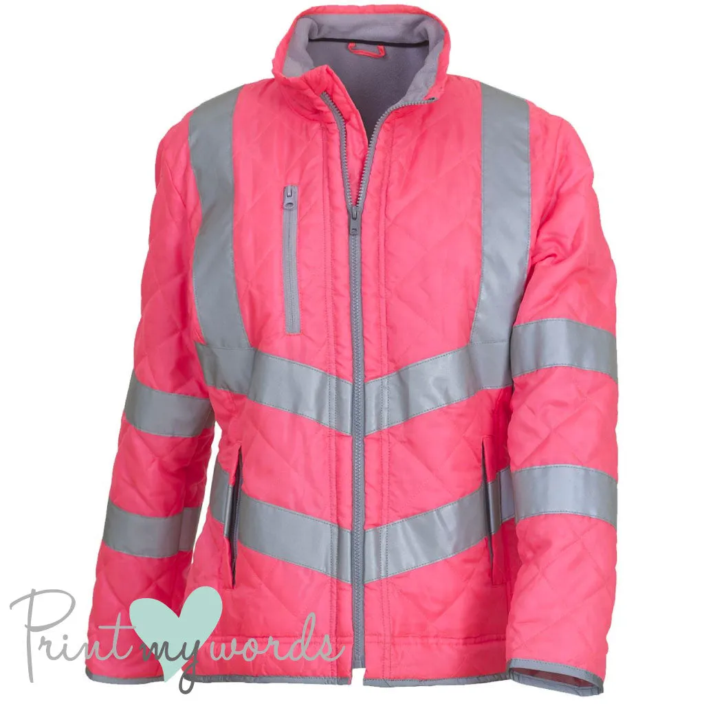 Ladies Hi-Vis Kensington Jacket - 10mph, 2m, Thanks