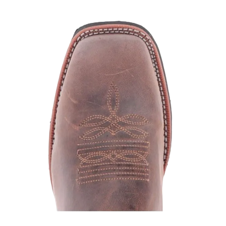 Laredo Men's Sand/Chocolate Square Toe Western Boots