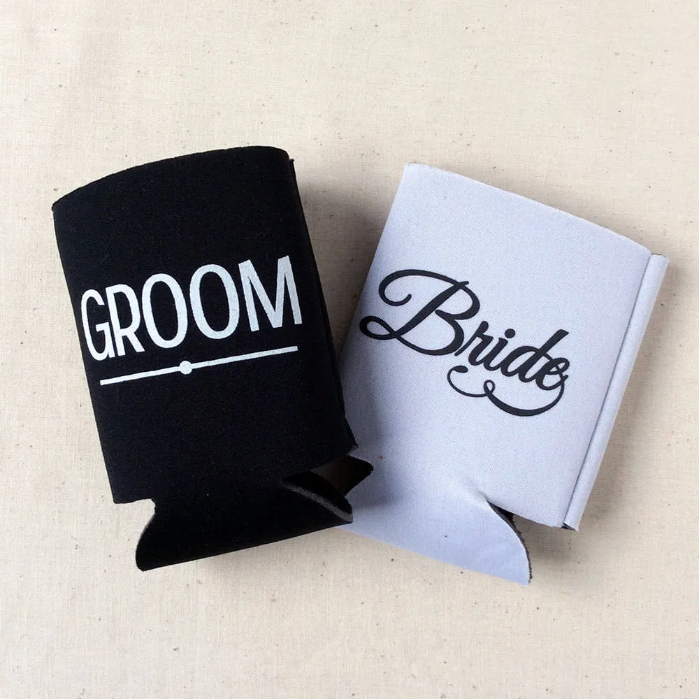 Let The Adventure Begin - Wedding Can Cooler #119R