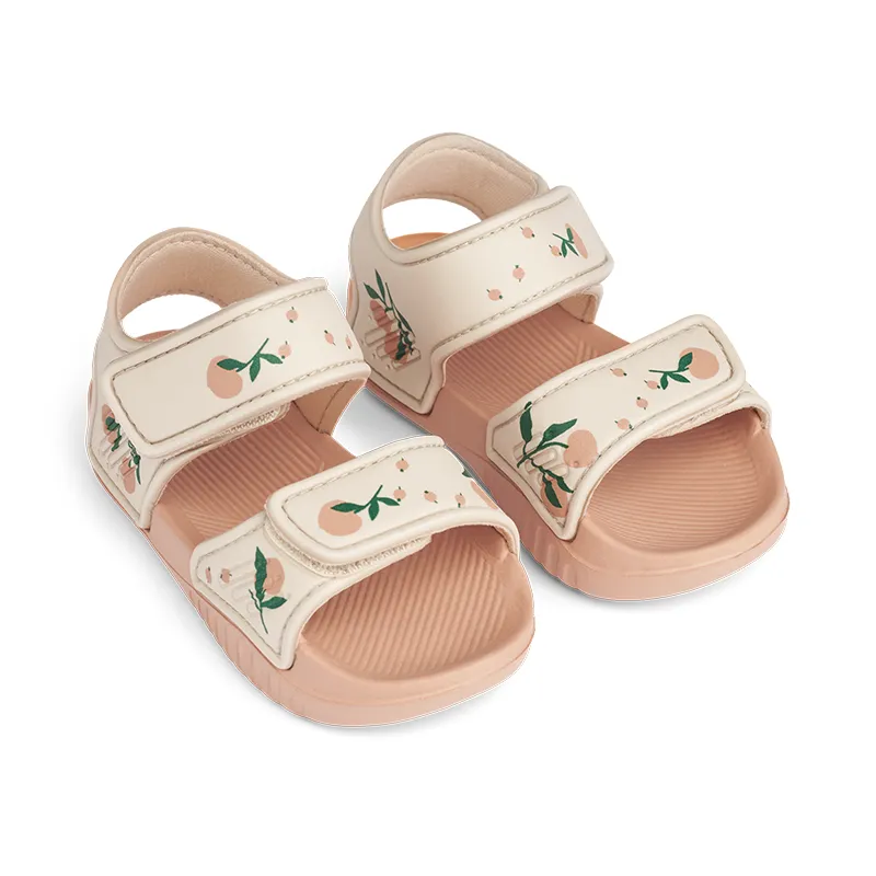 Liewood Summer sandals 'Blumer' Peach/Sea Shell