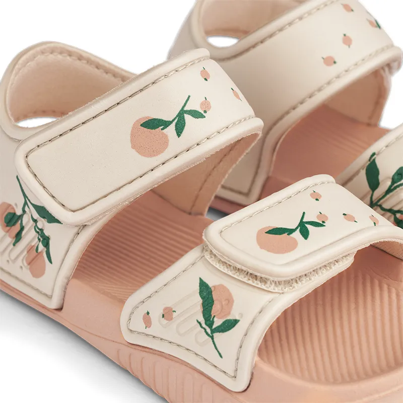 Liewood Summer sandals 'Blumer' Peach/Sea Shell