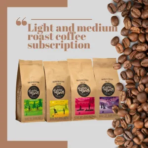 Light & Medium Roast 4 Lb Coffee Subscription