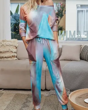 Light and Bright Cozy Pajama Suit - Galaxy