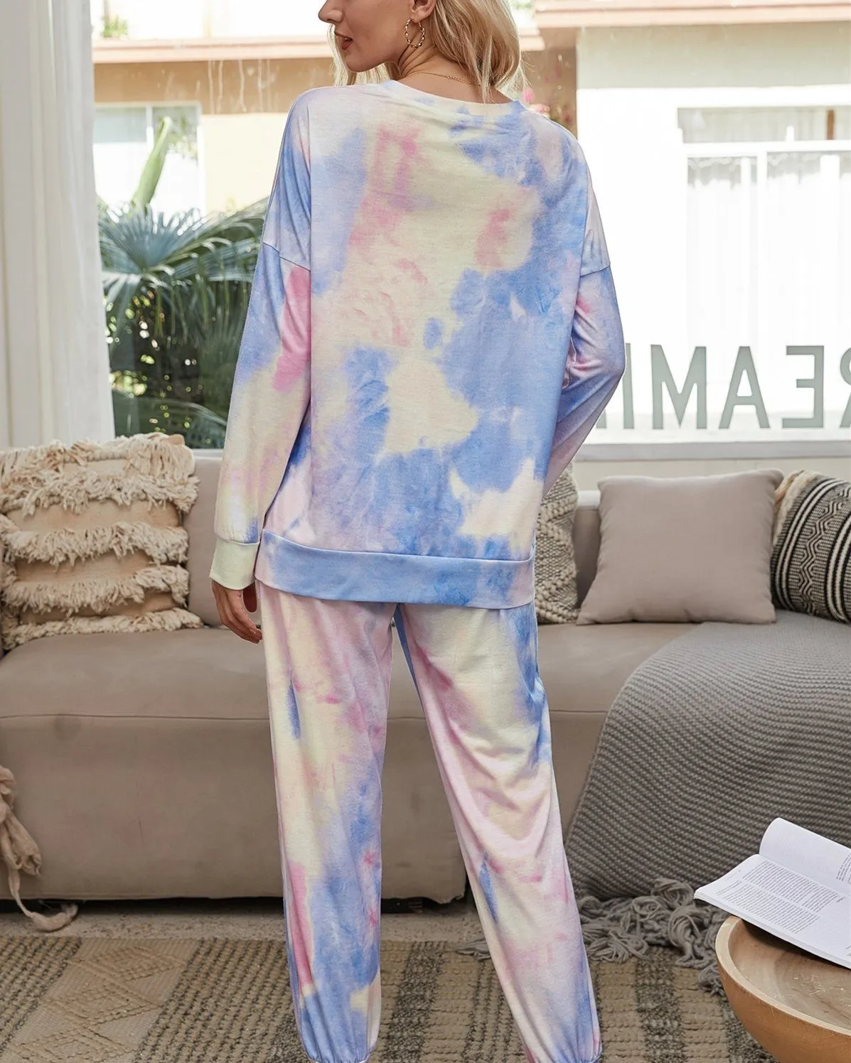 Light and Bright Cozy Pajama Suit - Purple Story