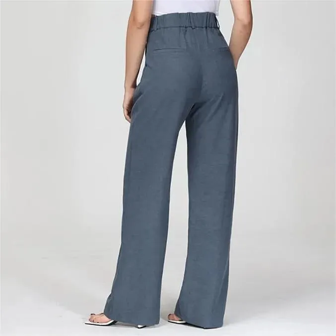 Lightweight Tailored Wide Leg Pants (Buy 2 Free Shipping)
