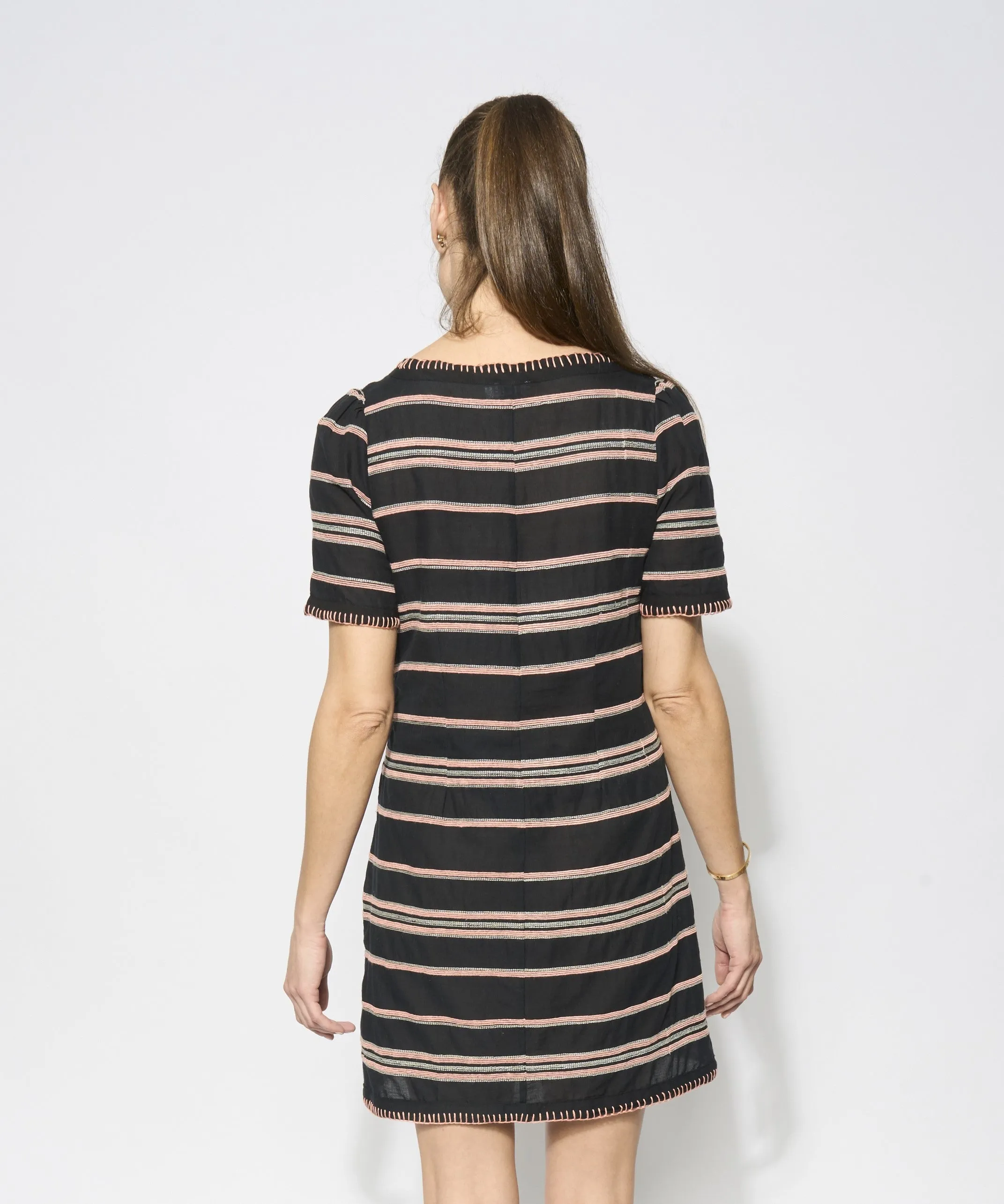 Lilou Embroidered Tunic Dress