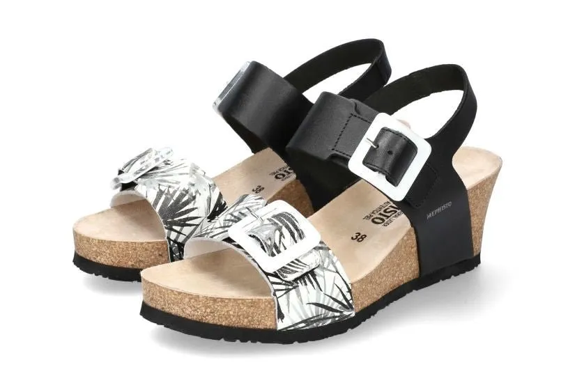 'Lissia' women's sandal - black