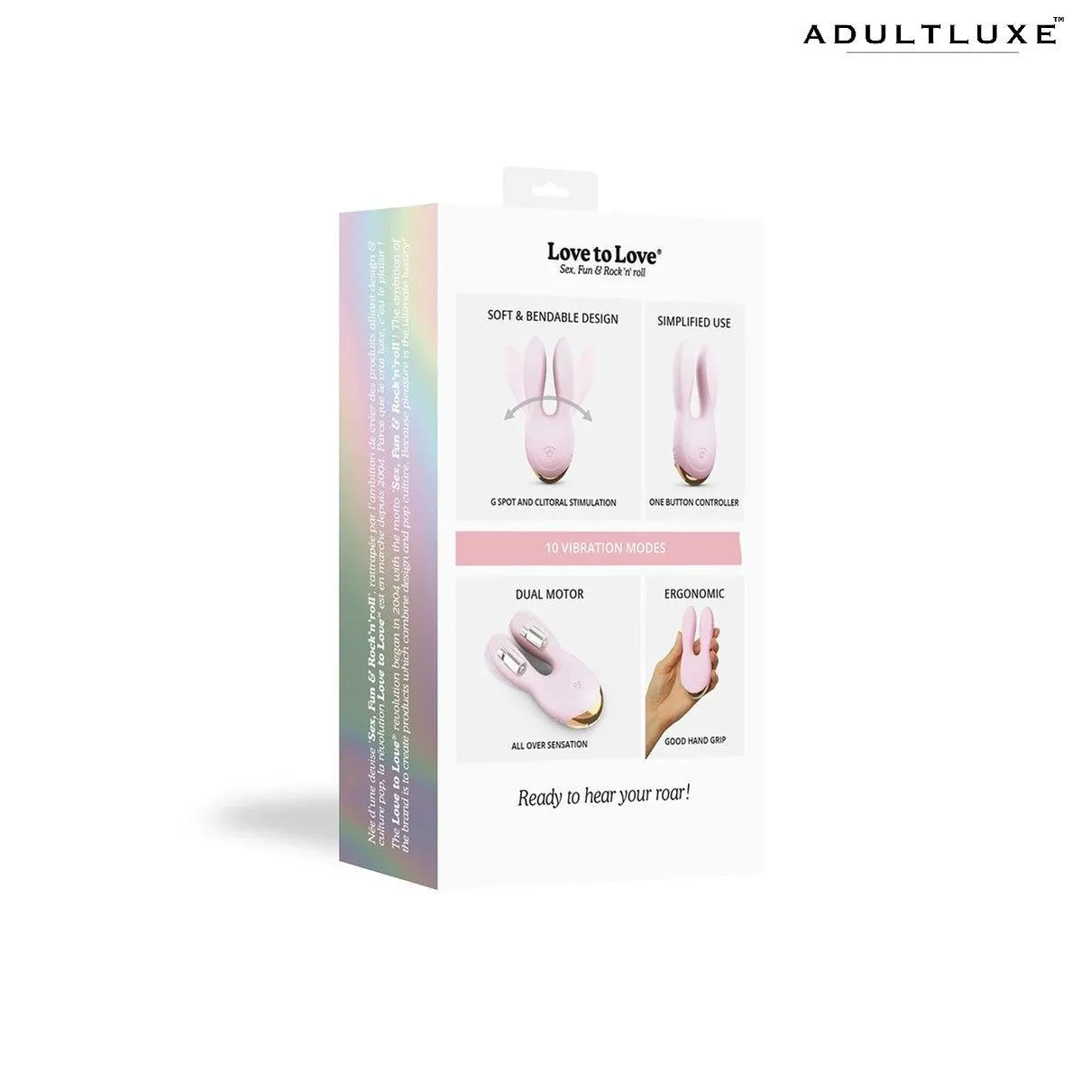 Love to Love Hear Me Rabbit Bunny Ears Vibrator