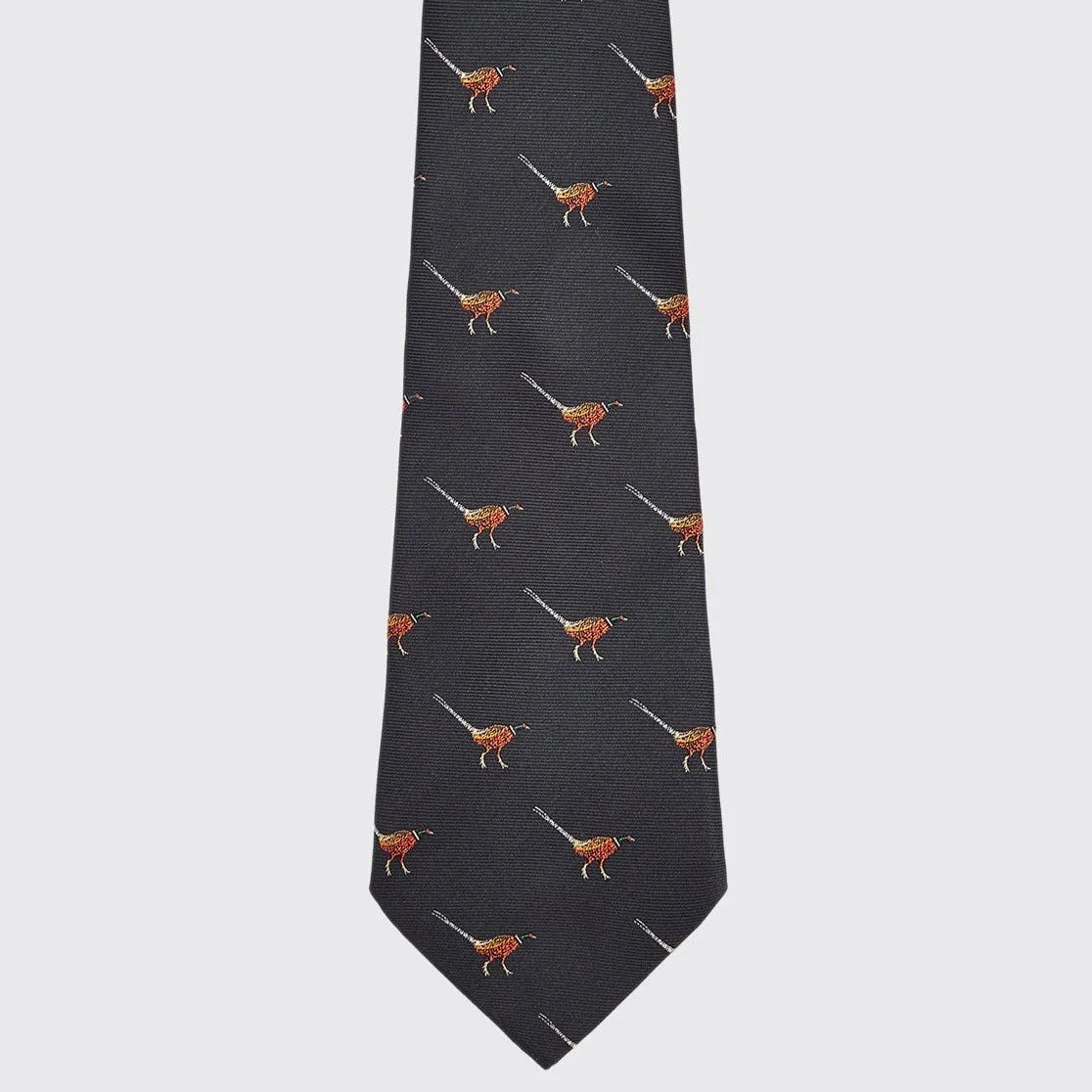 Madden Silk Woven Tie - Navy