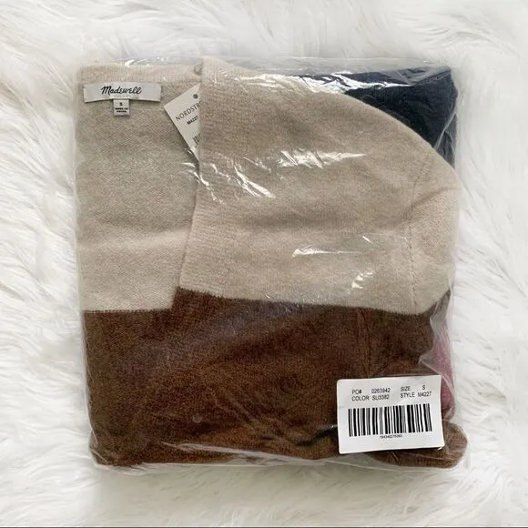 MADEWELL Stripe Alpaca Blend Cardigan!