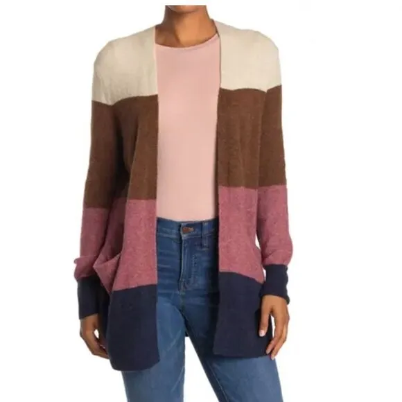MADEWELL Stripe Alpaca Blend Cardigan!